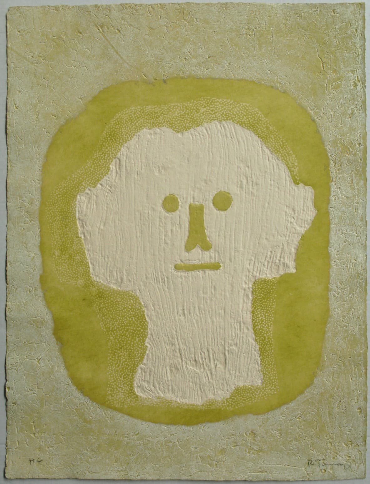 Cabeza blanca by Rufino Tamayo