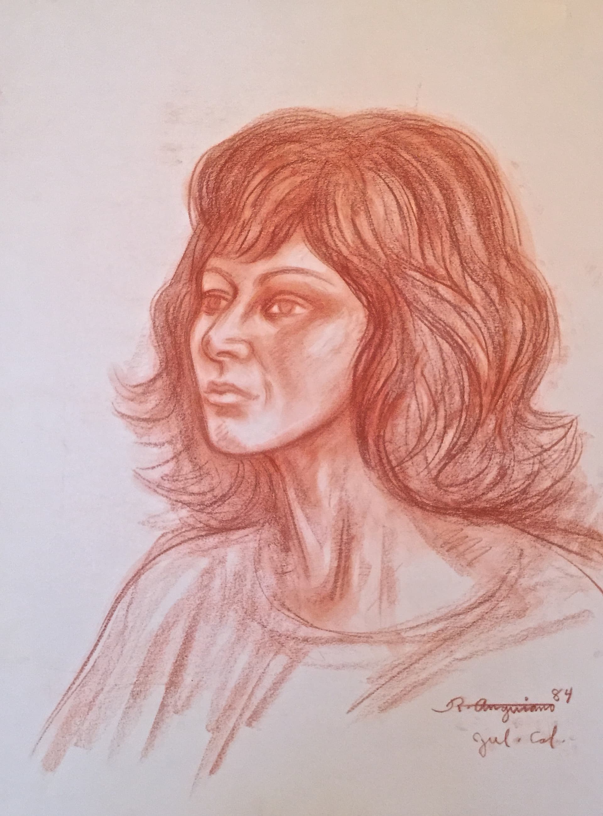 Retrato de mujer California by Raúl Anguiano