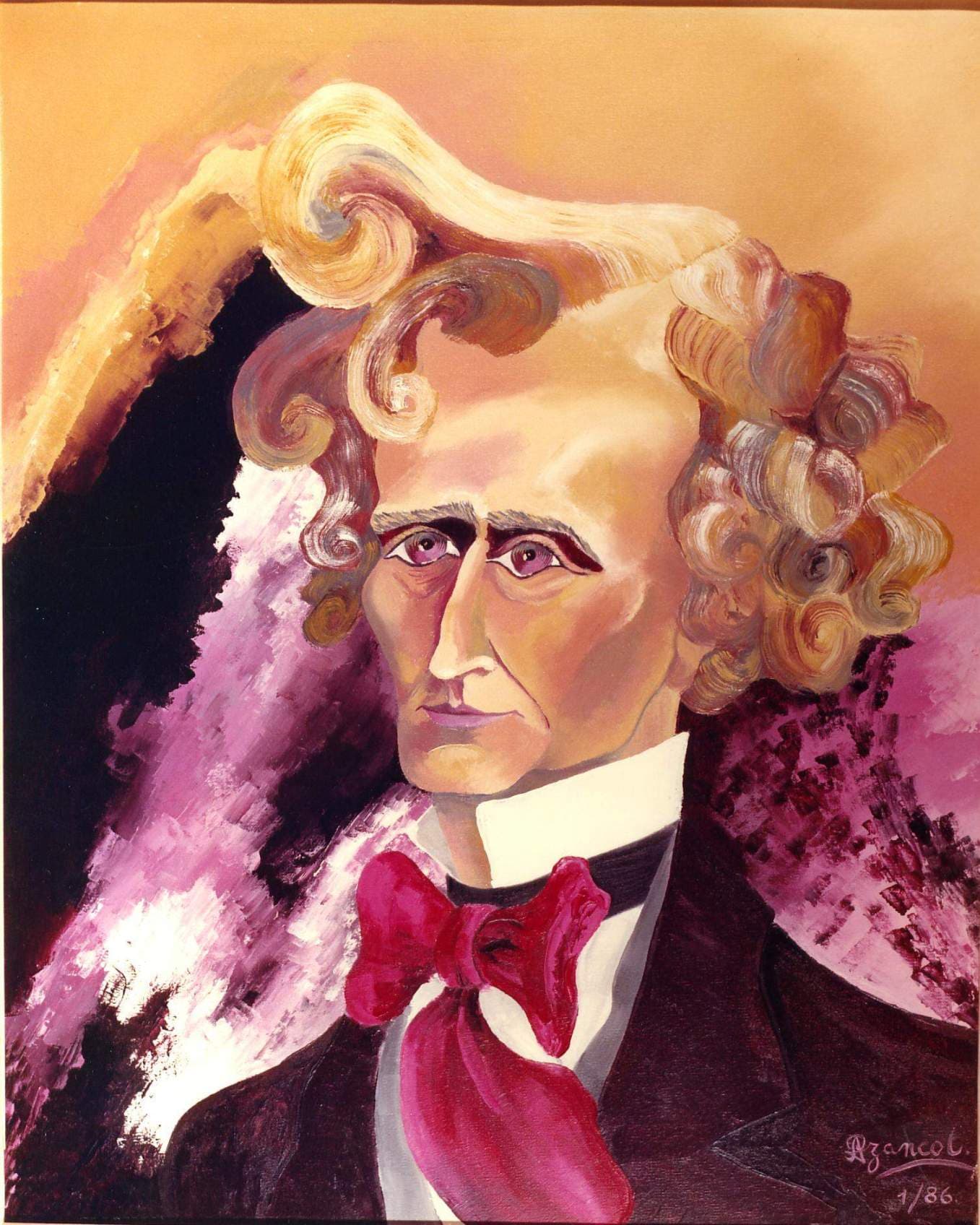 HECTOR BERLIOZ PORTRAIT by Preciada Azancot