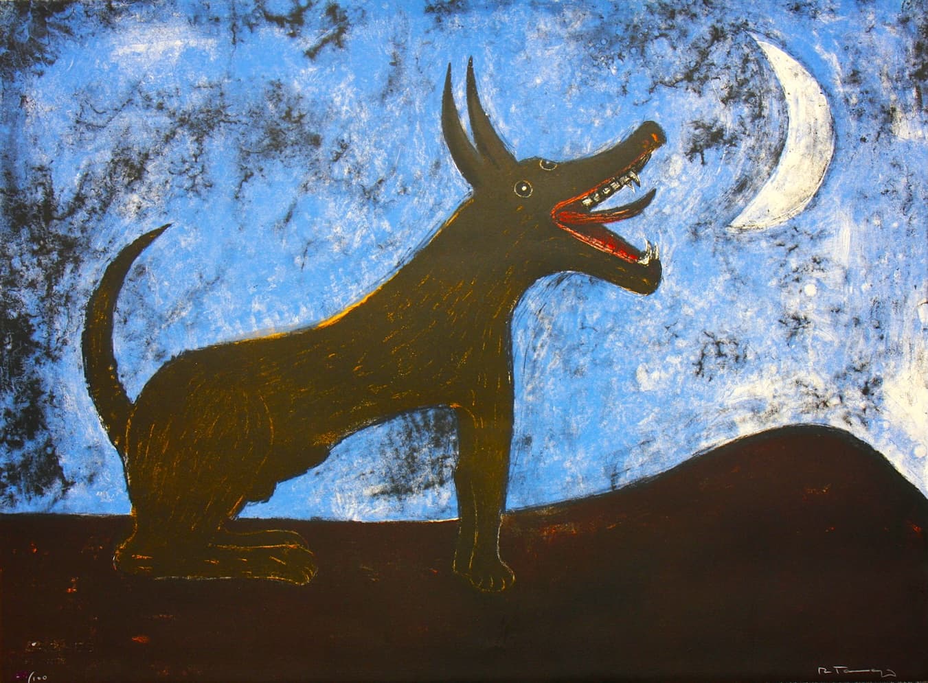 Perro de Luna by Rufino Tamayo, Lithograph
