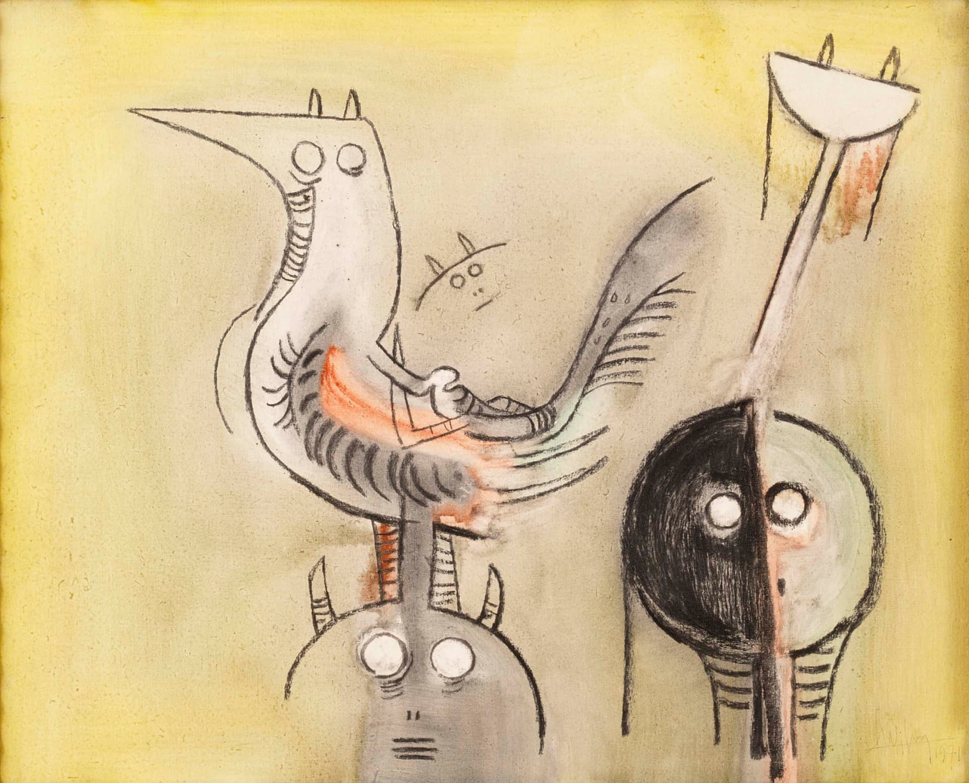 “Sans titre”, by Wifredo Lam