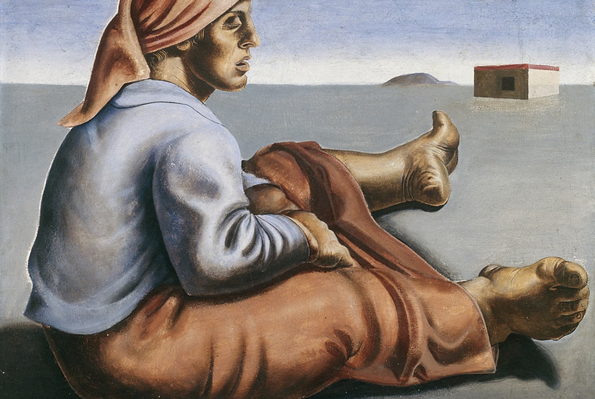 Colona Sentada by Candido Portinari, Tempera on Canvas