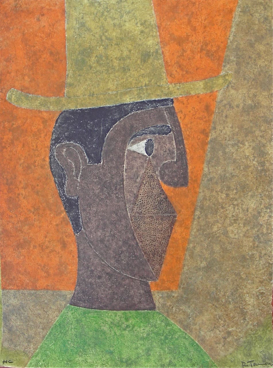 Cabeza con Sombrero by Rufino Tamayo