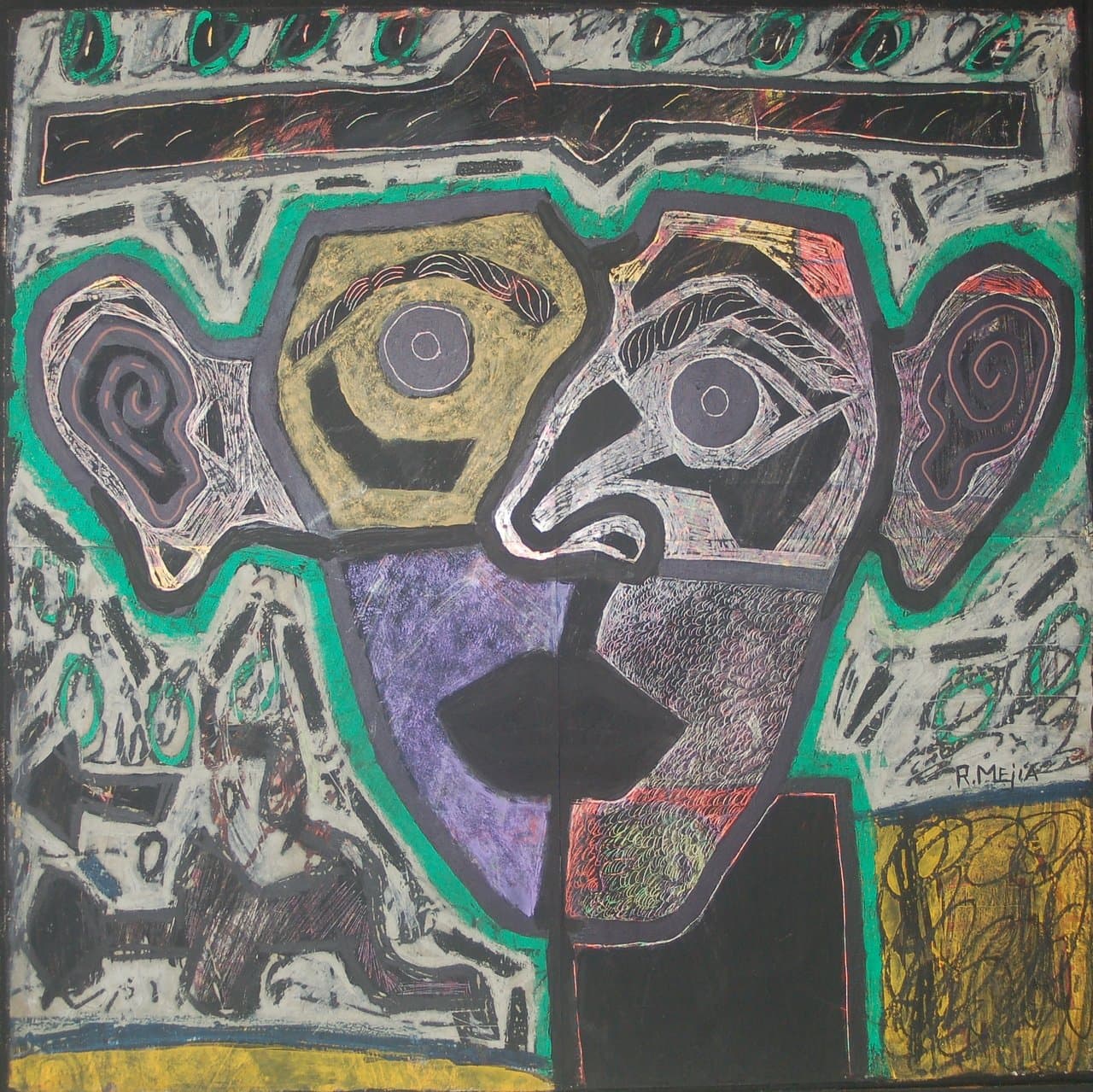 Caras VII by Radhames Mejia