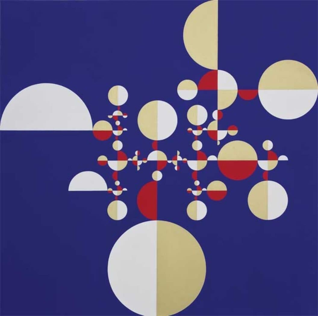 Árbol Samurai by Gabriel Orozco, Acrylic on canvas