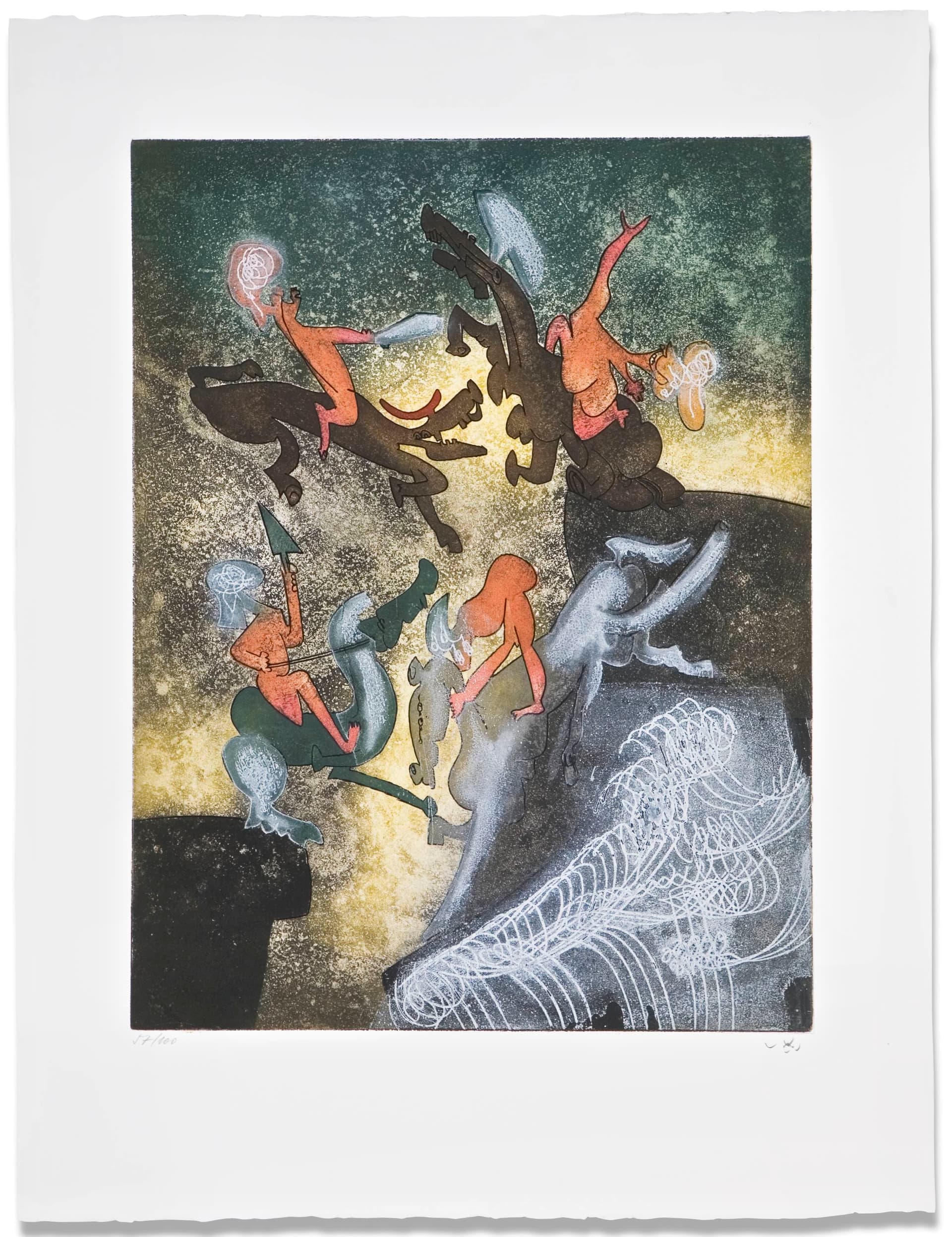 Hom'mere Chaosmos - image VII by Roberto Matta