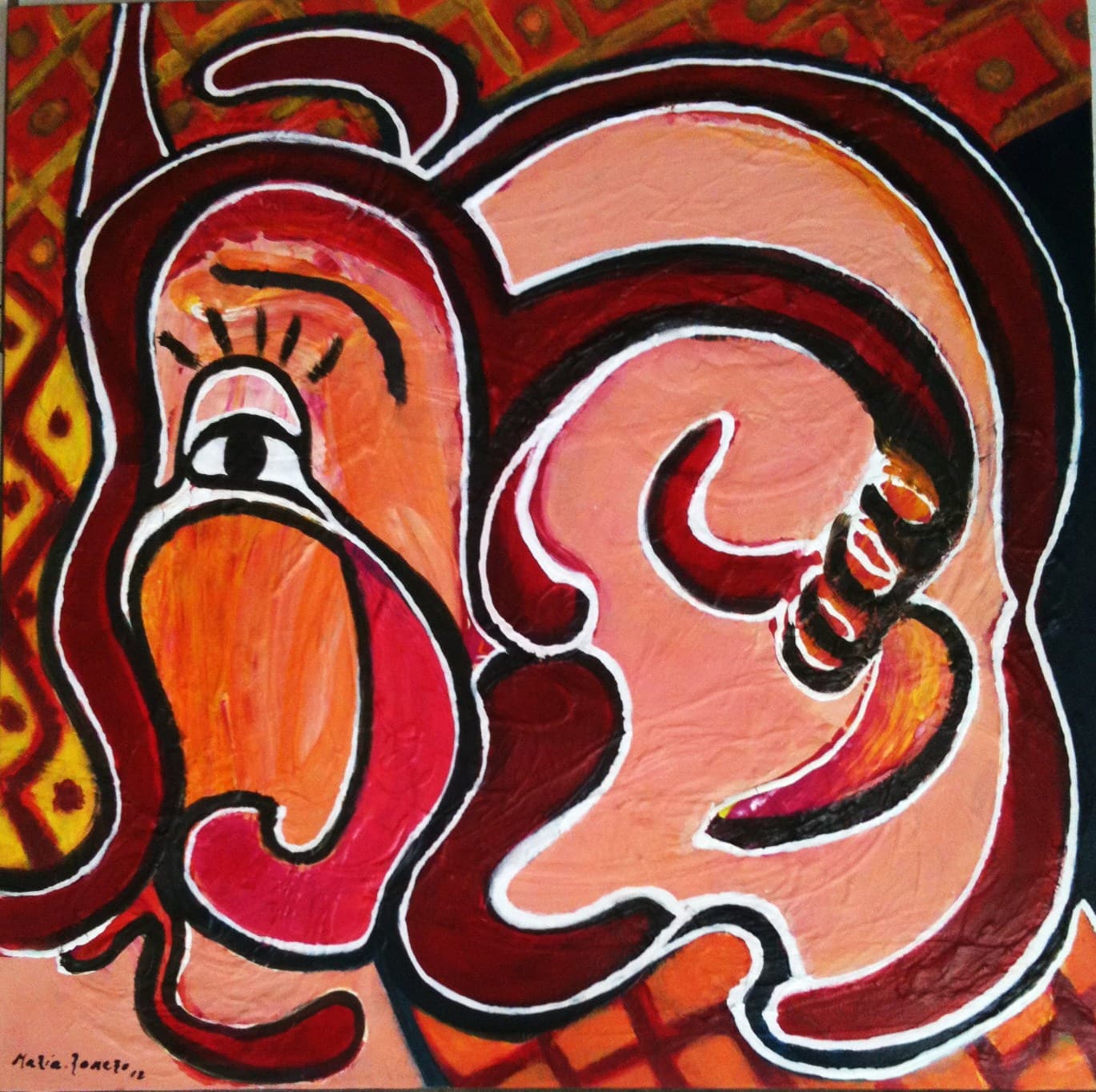 El Beso by Maria Alejandra Romero