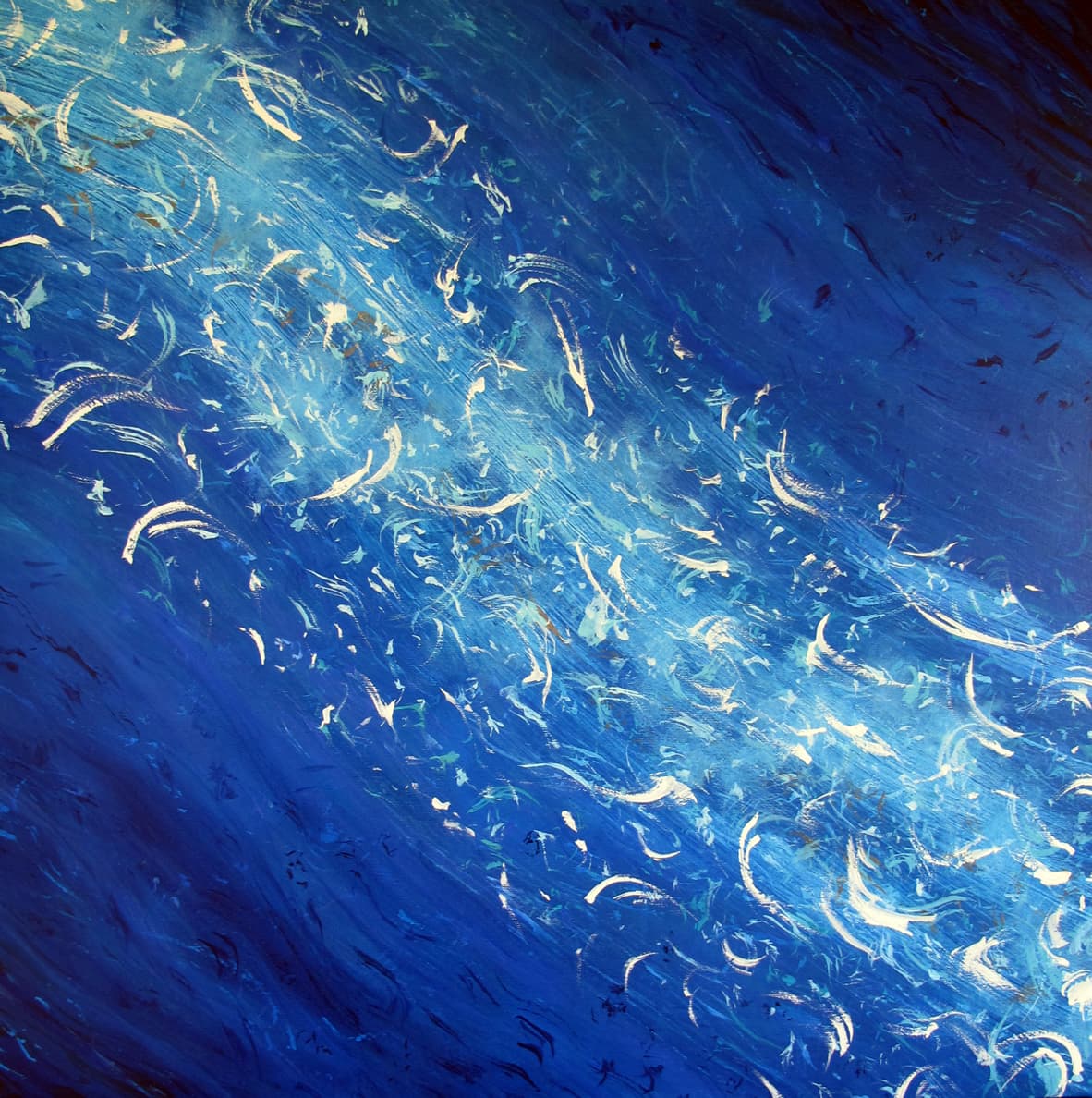 Fluido en azul by Mauricio Linares-Aguilar