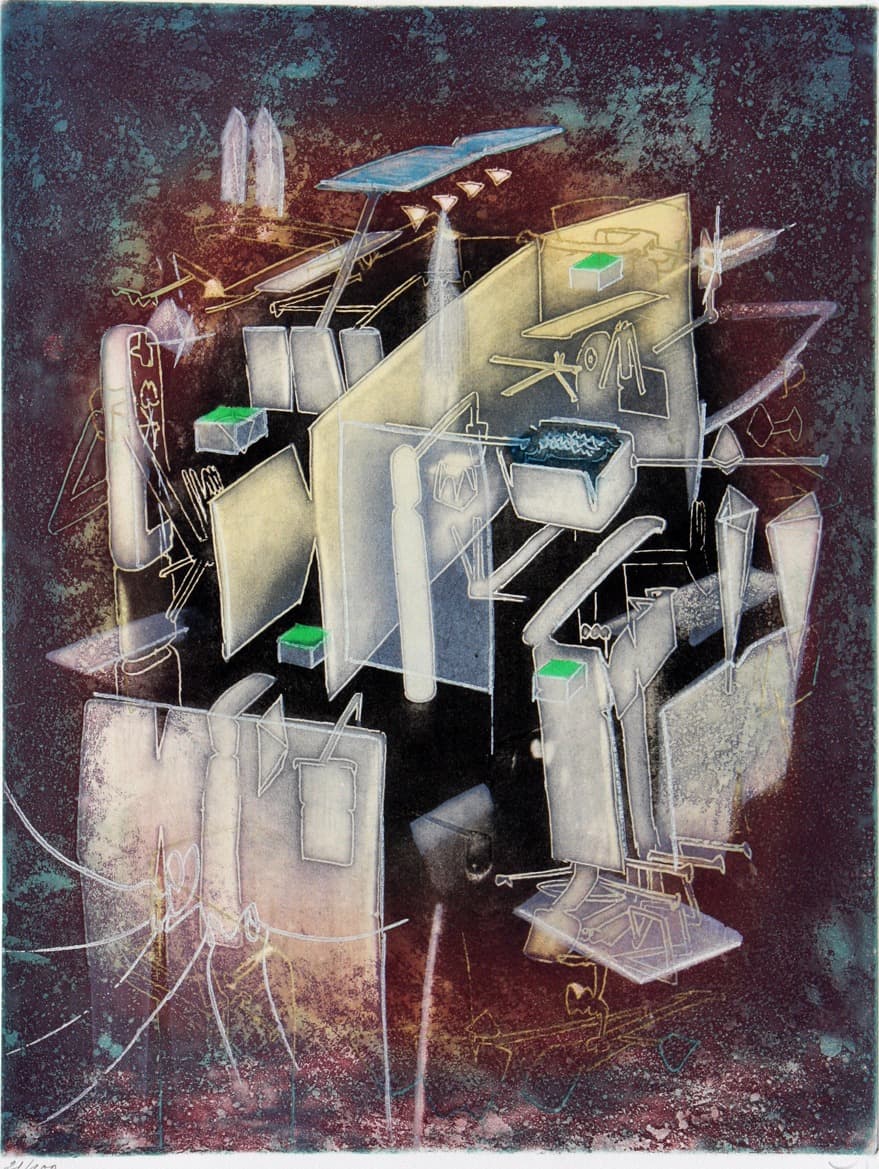 Hom'mere III - (L'Ergonaute) - Etre Hommande by Roberto Matta
