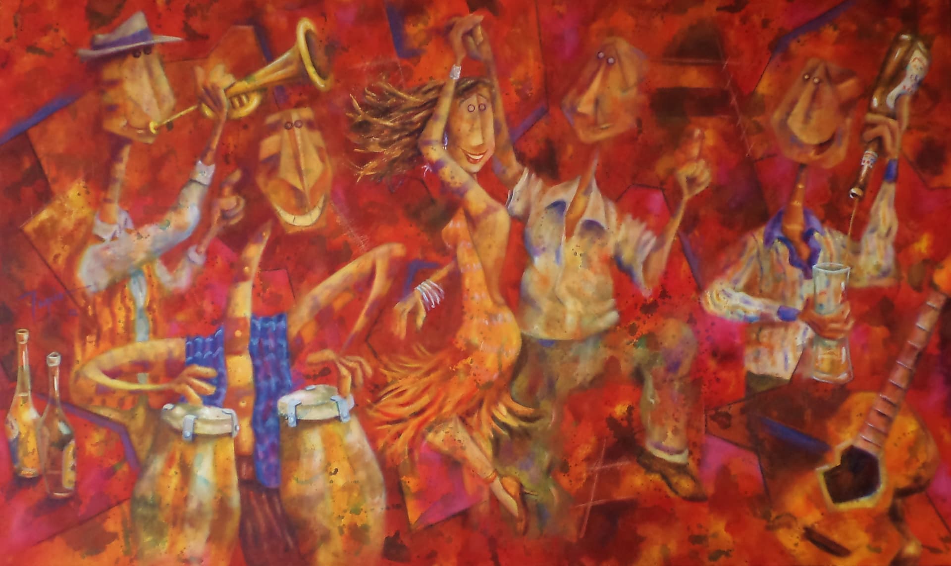La pachanga by Gerardo Tapia