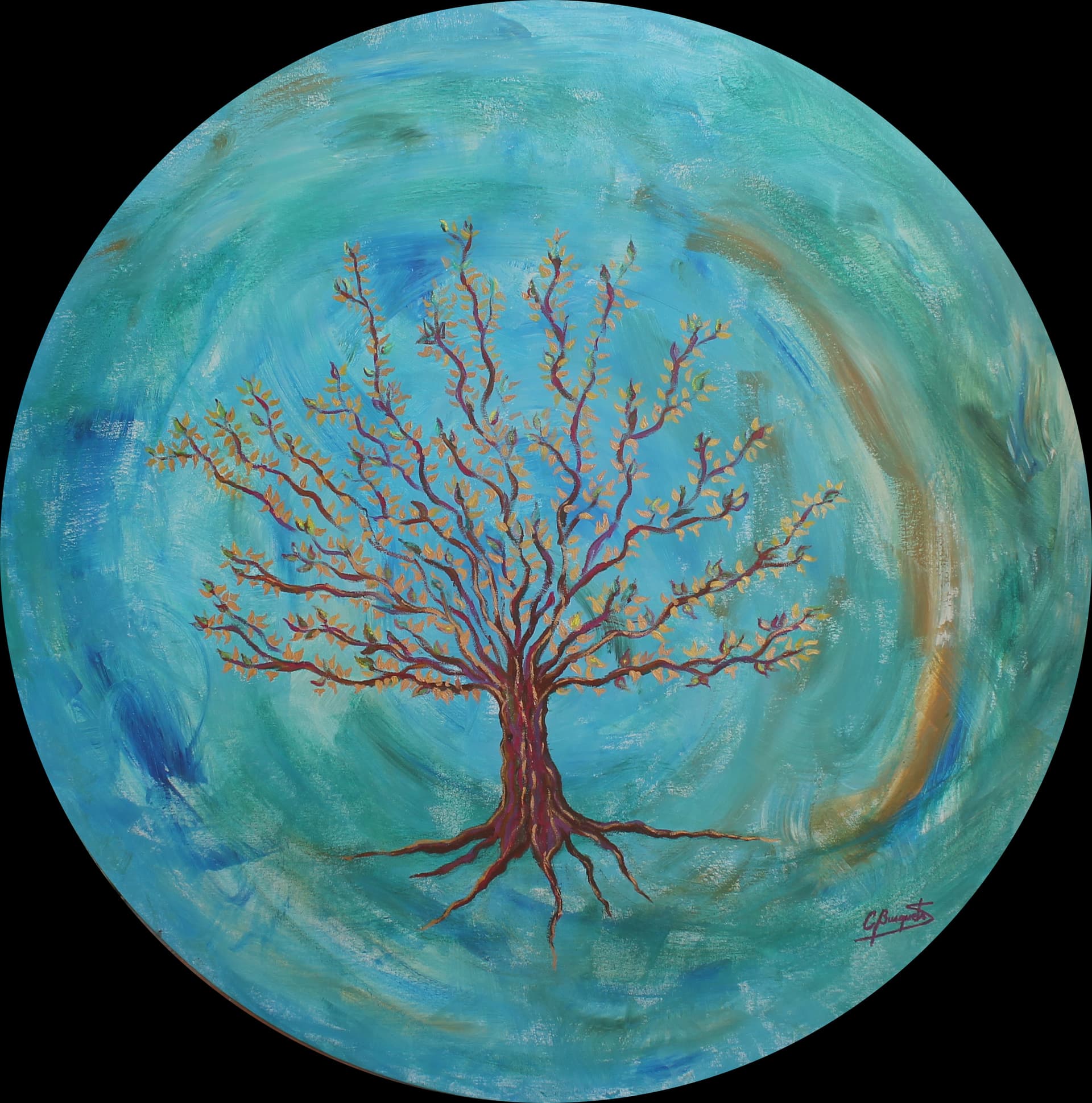 Arbol de Otoño (El Otoño del Cobre) by Carolina Busquets