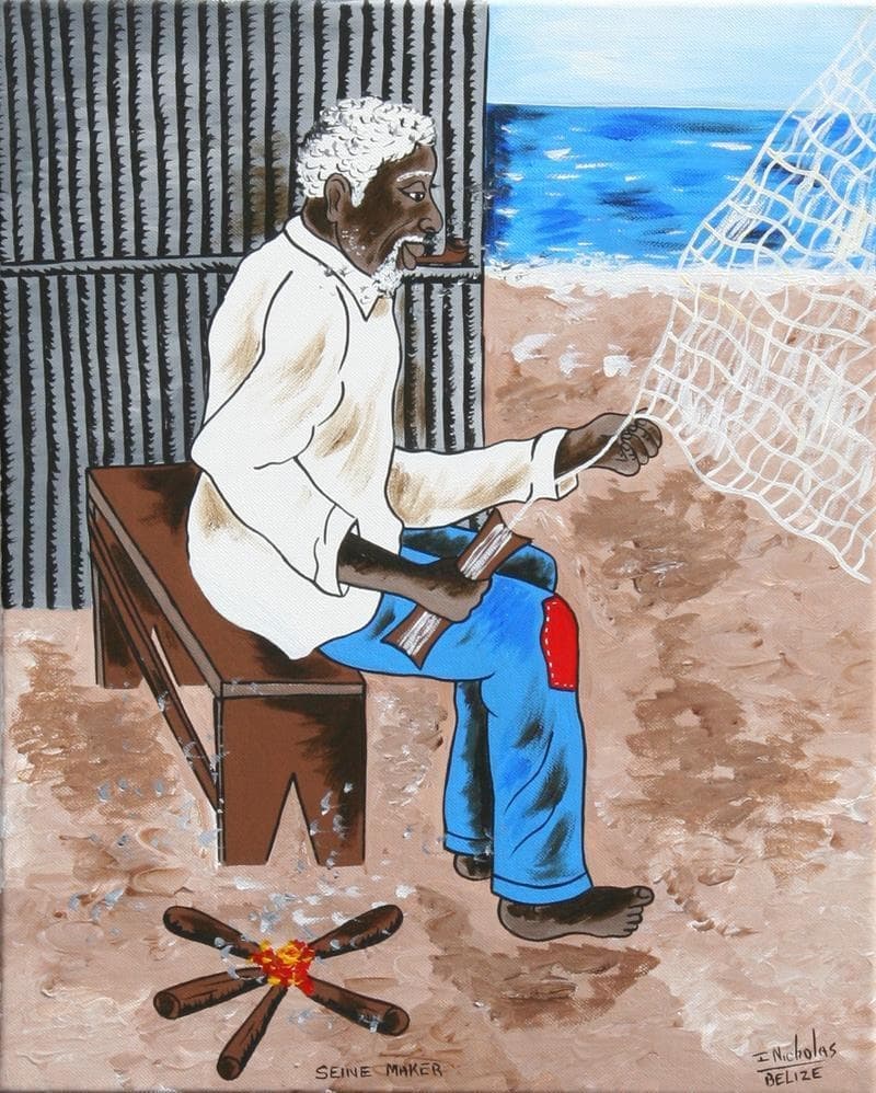 Seine Maker by Isiah Nicholas, Painting