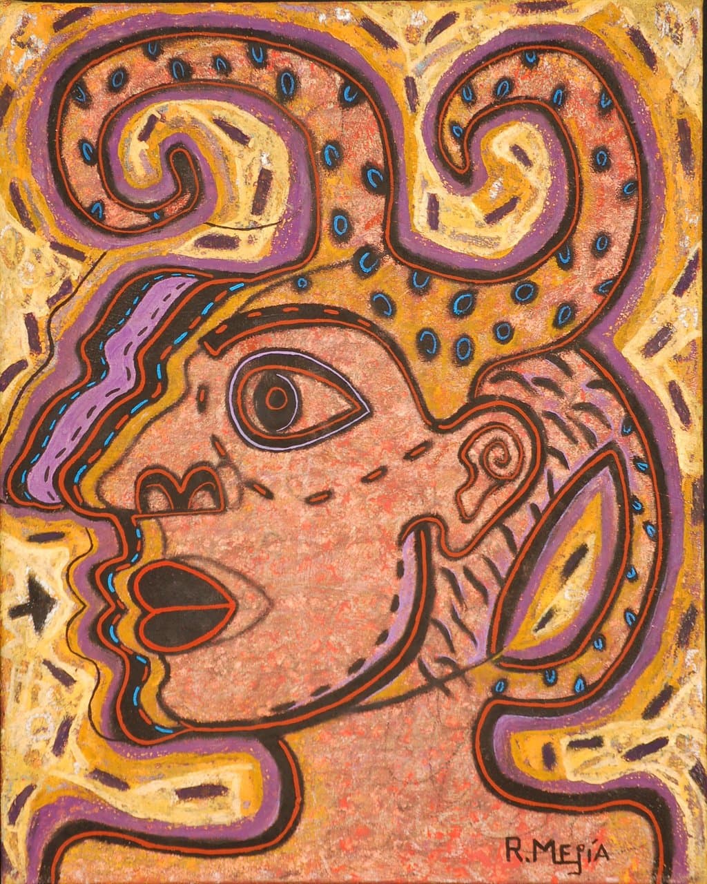 Caras IV by Radhames Mejia