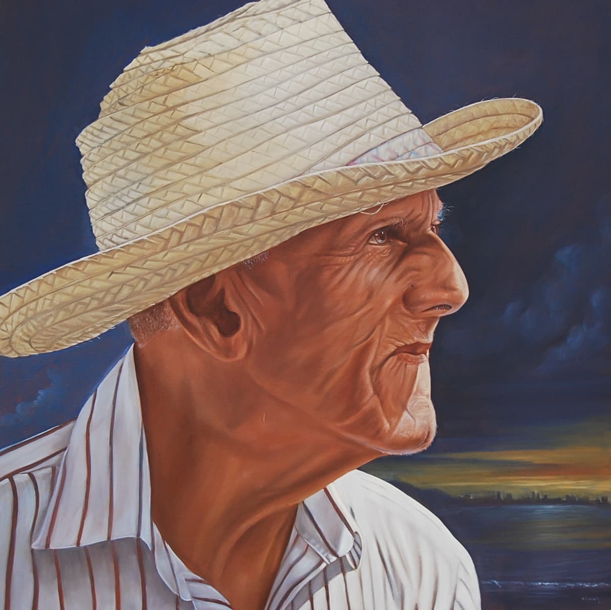 Ecuatorian peasant by Alfonso Endara