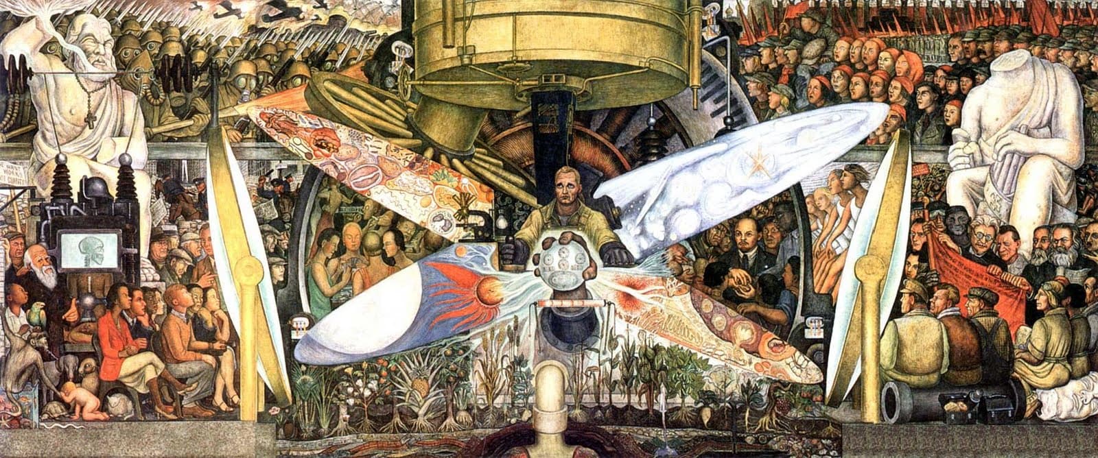 El Hombre Controlador del Universo by Diego Rivera