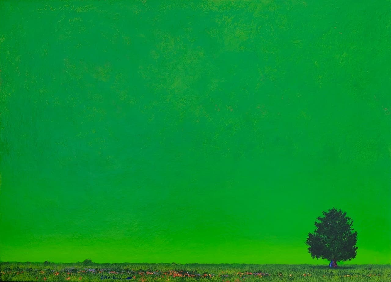 Contraluz en Verde by Enrique Sánchez M.