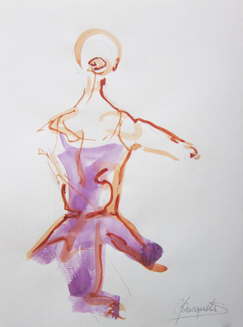 Serie Acuarelas 8 / Watercolour Series 8 by Carolina Busquets