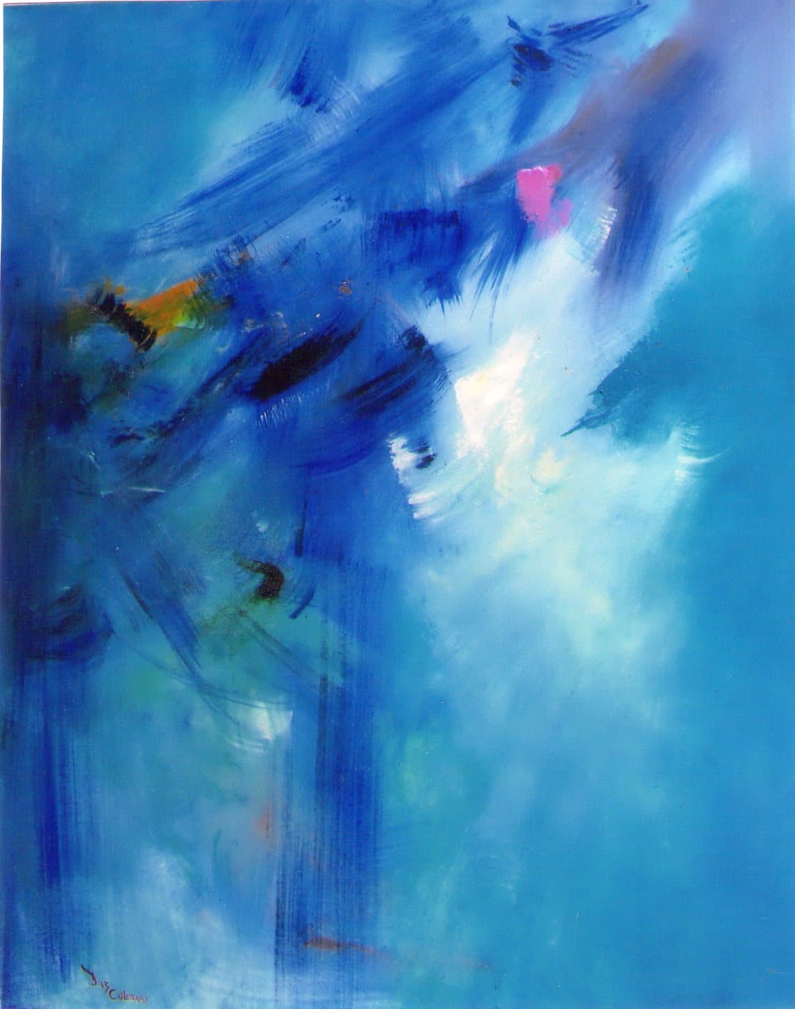 Composicion en Azules by Ricardo Augusto Diaz Callegari