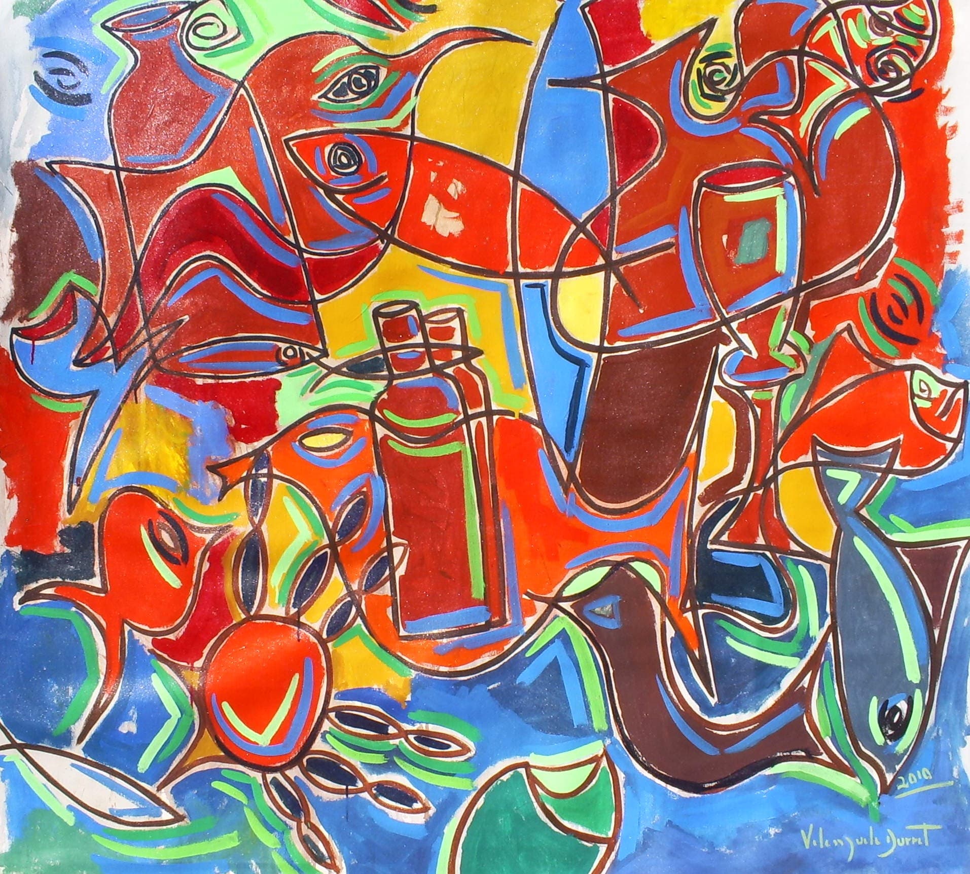 Ritmo Rojo by Francisco Valenzuela Durret
