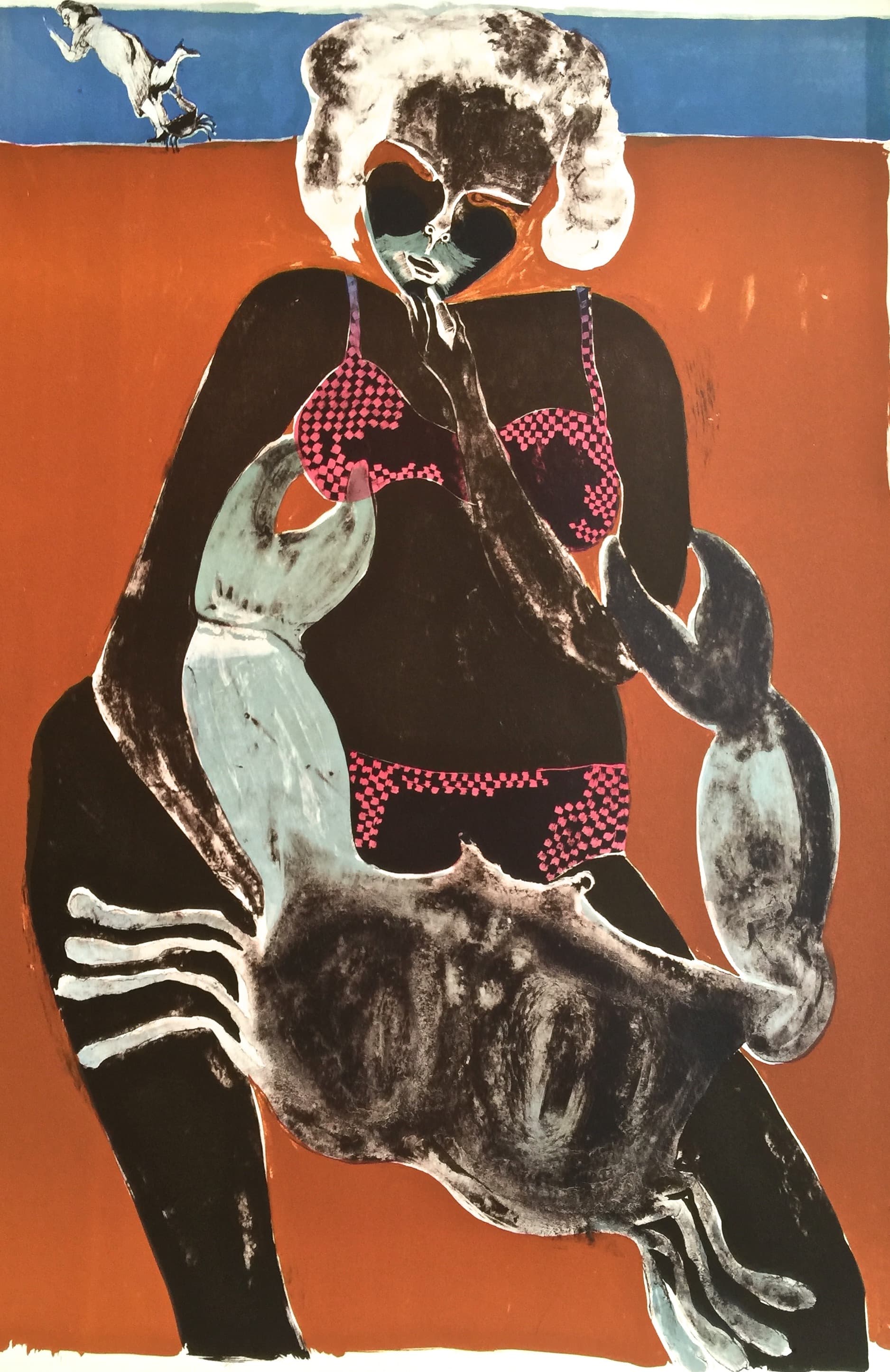Femme au crabe by Francisco Toledo