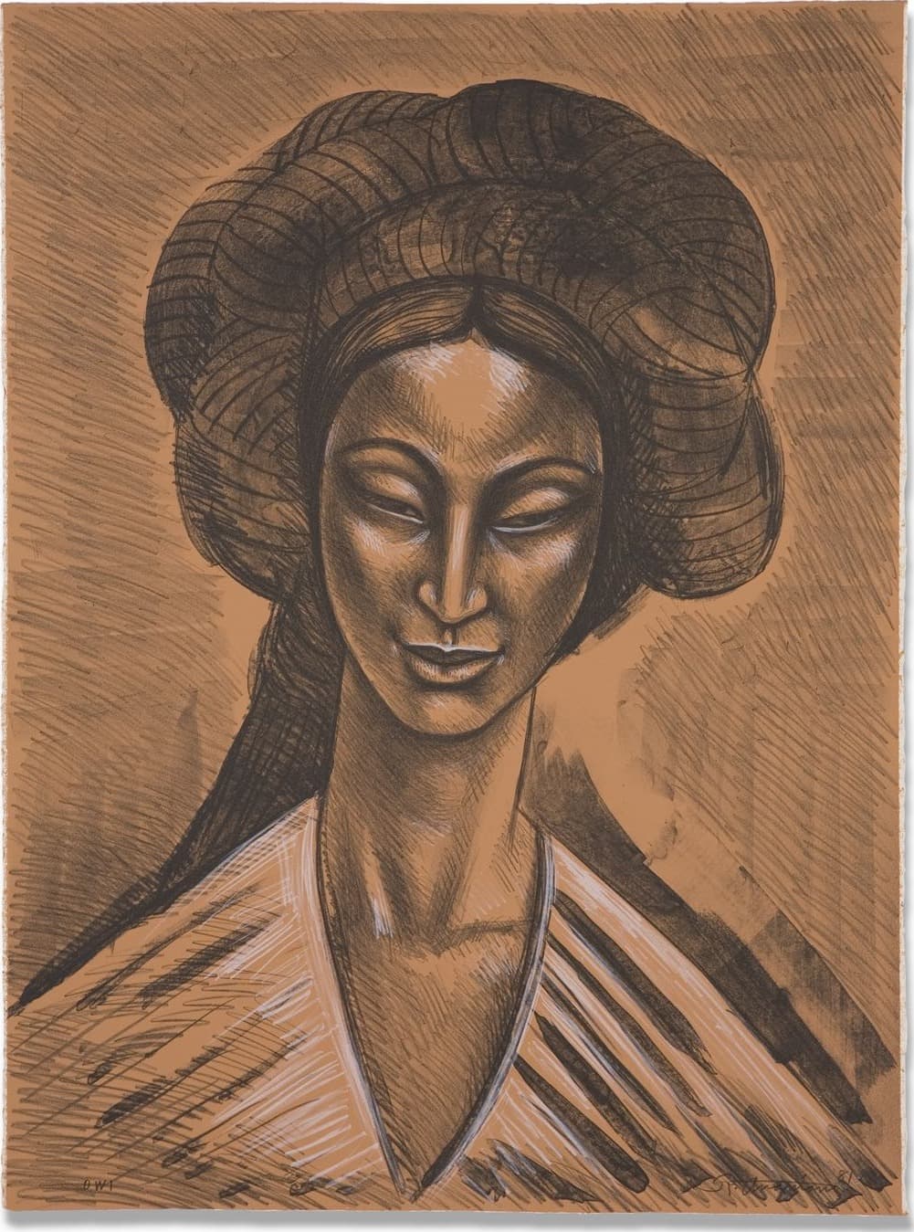 Oriental Smile by Raúl Anguiano