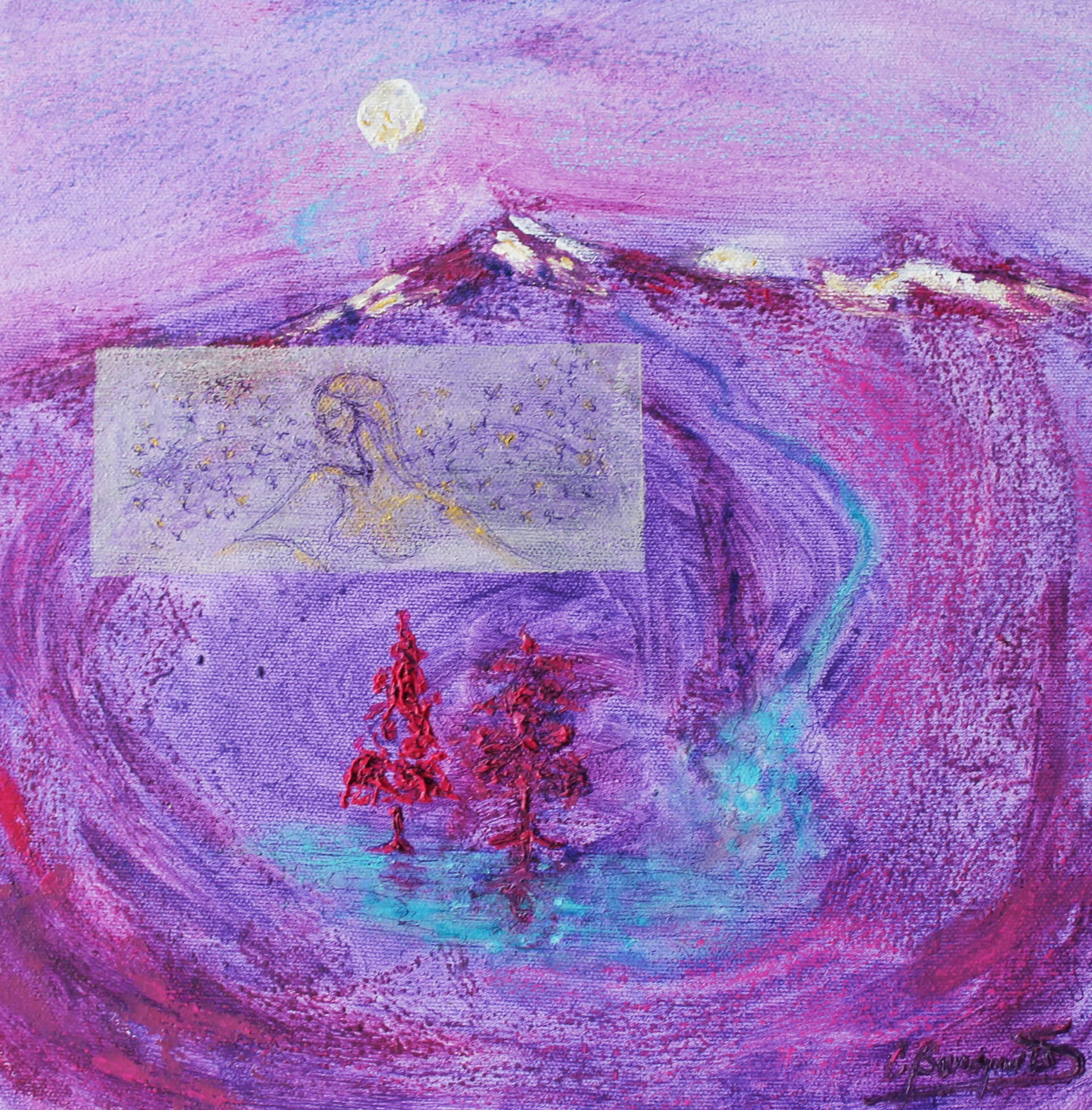 Montaña Violeta II / Violet Mountain II by Carolina Busquets