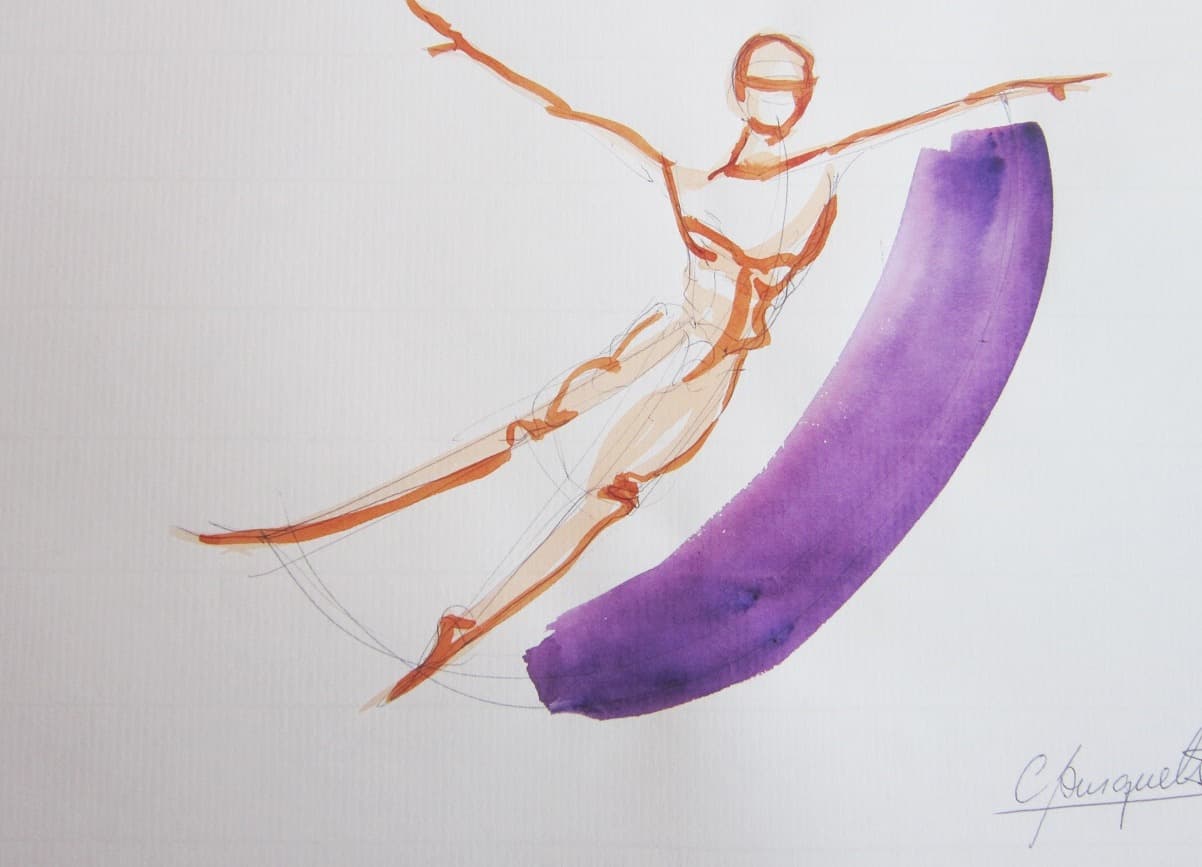 Serie Acuarelas 68 / Watercolour Series 68 by Carolina Busquets