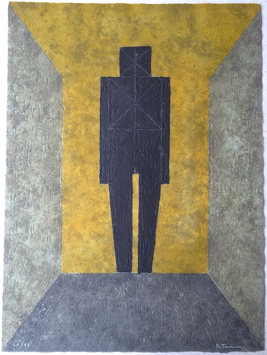 Figura en negro by Rufino Tamayo