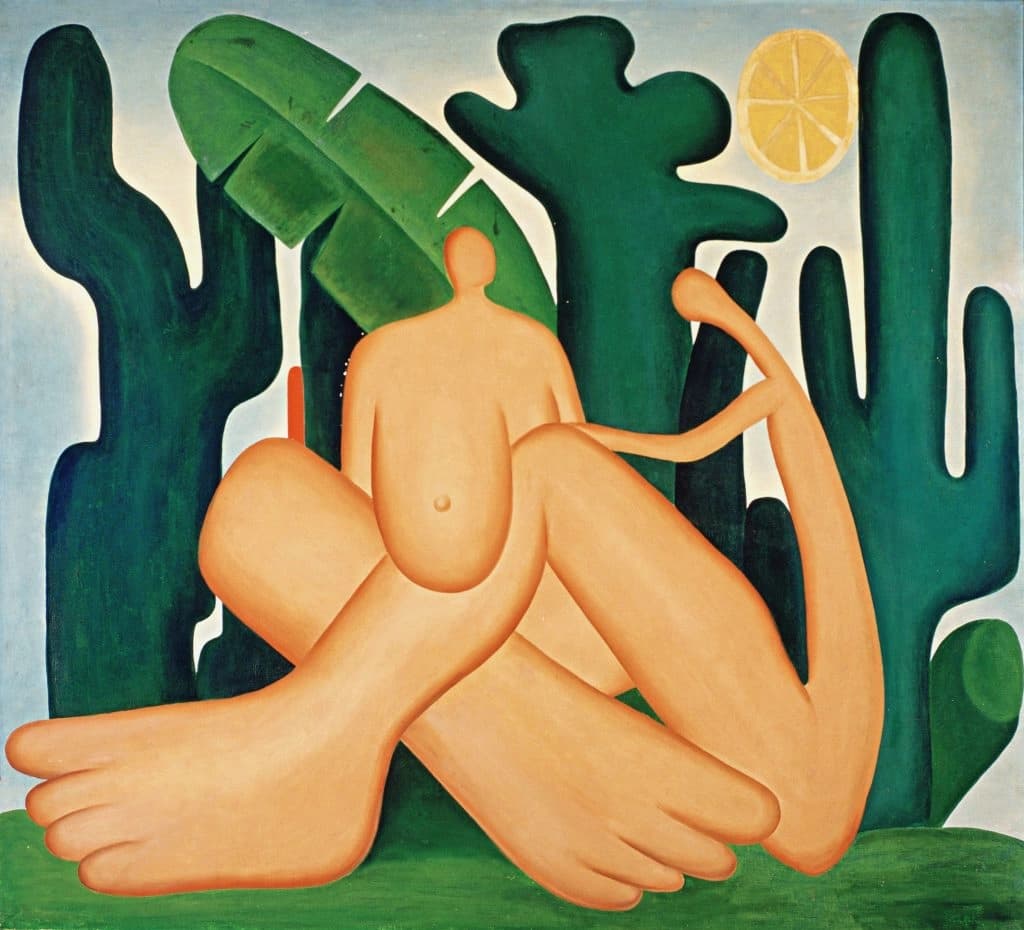 Antropofagia by Tarsila Do Amaral, Oil on canvas