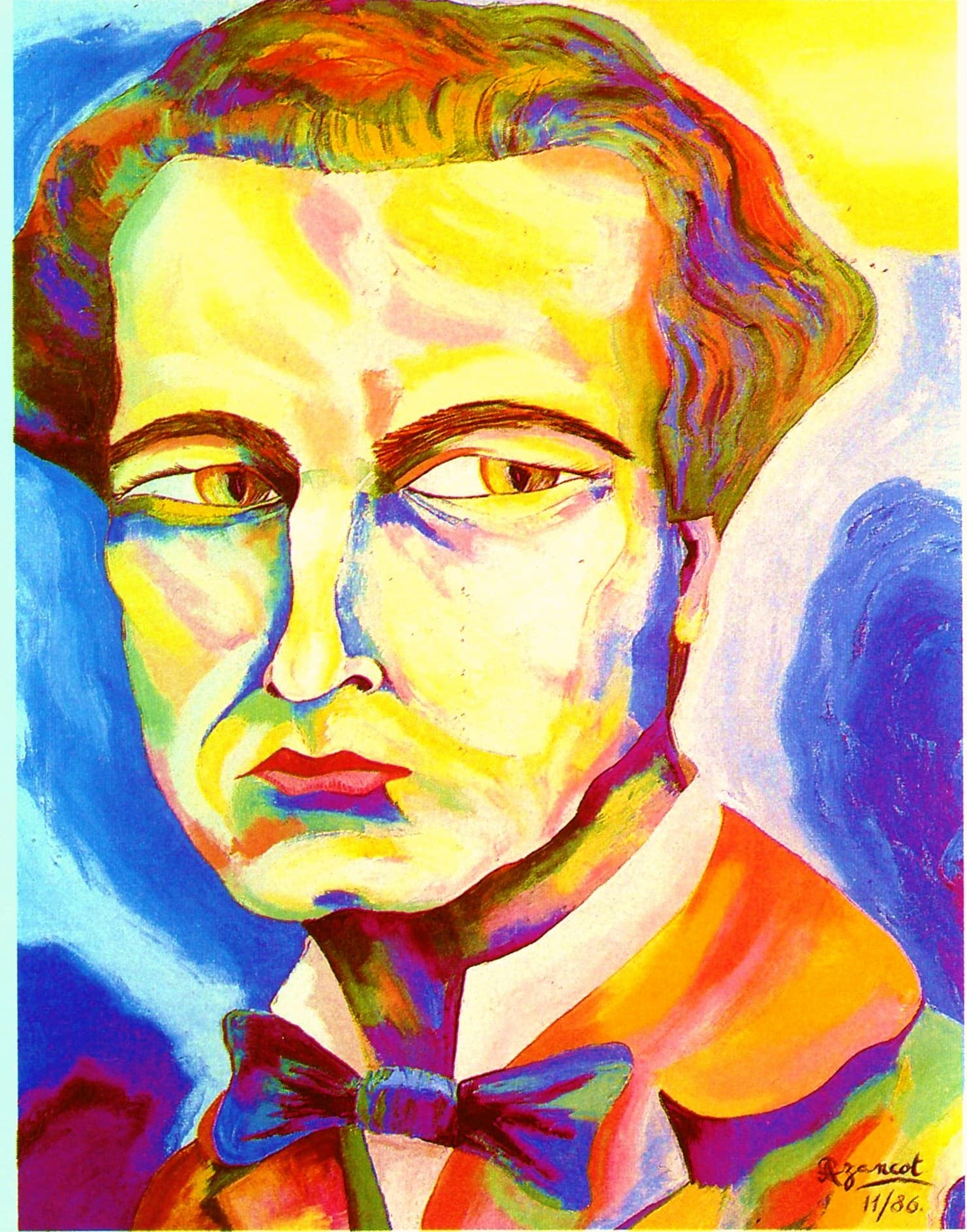 ARTHUR HONEGGER portrait by Preciada Azancot