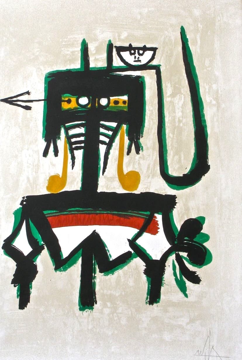 Barcelona (with green) by Wifredo Lam