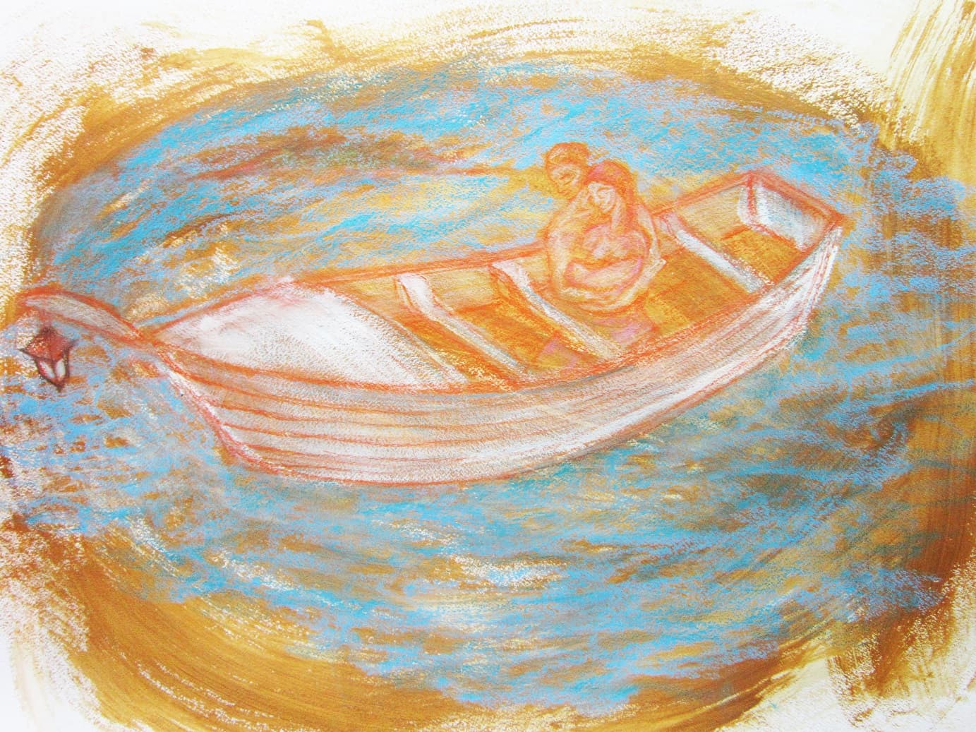 El pescador y su familia / The fisherman and his family by Carolina Busquets