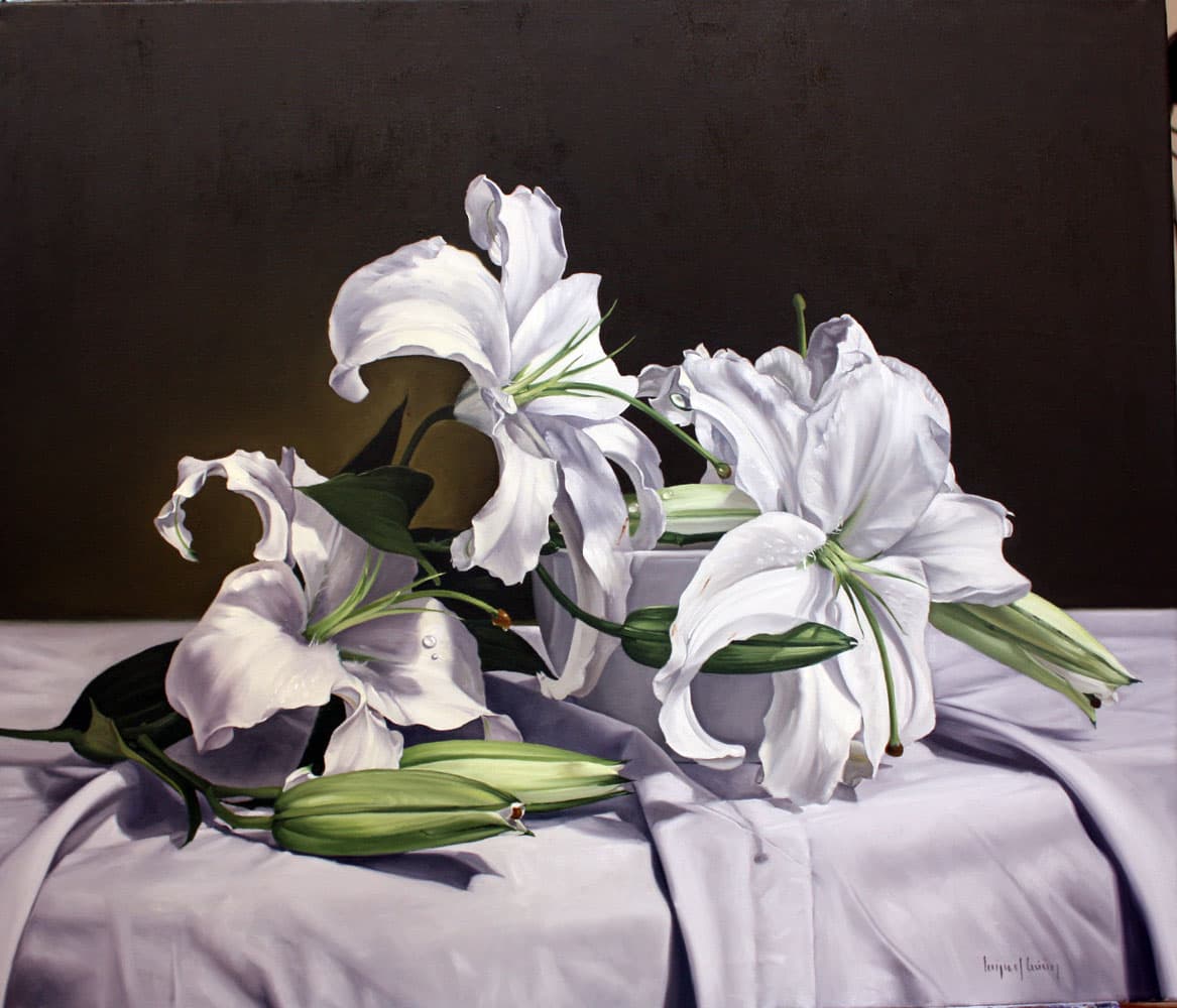 liliums blancos by Miguel Angel Núñez
