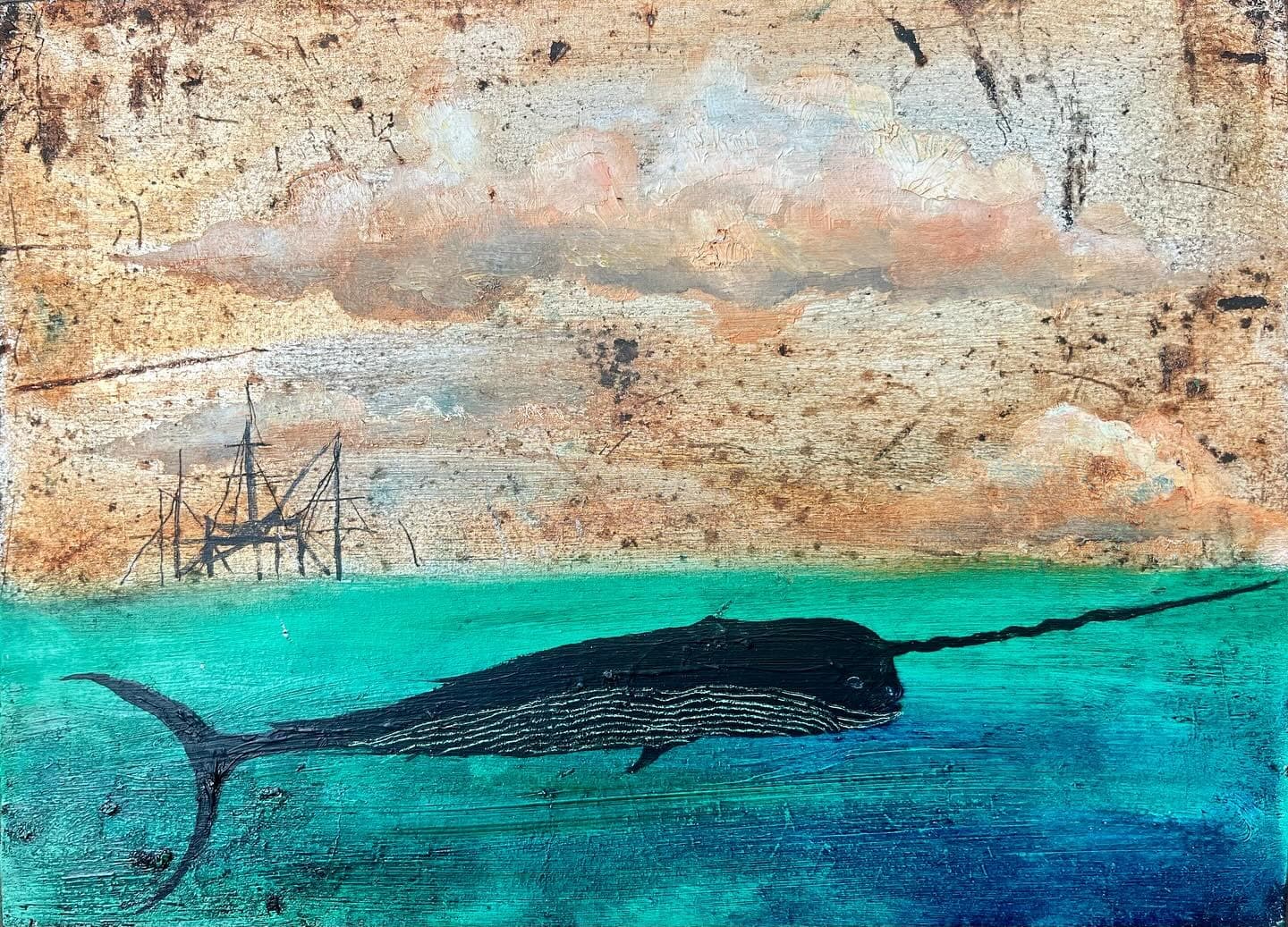 Peninsula by Guillermo Olguín, Painting