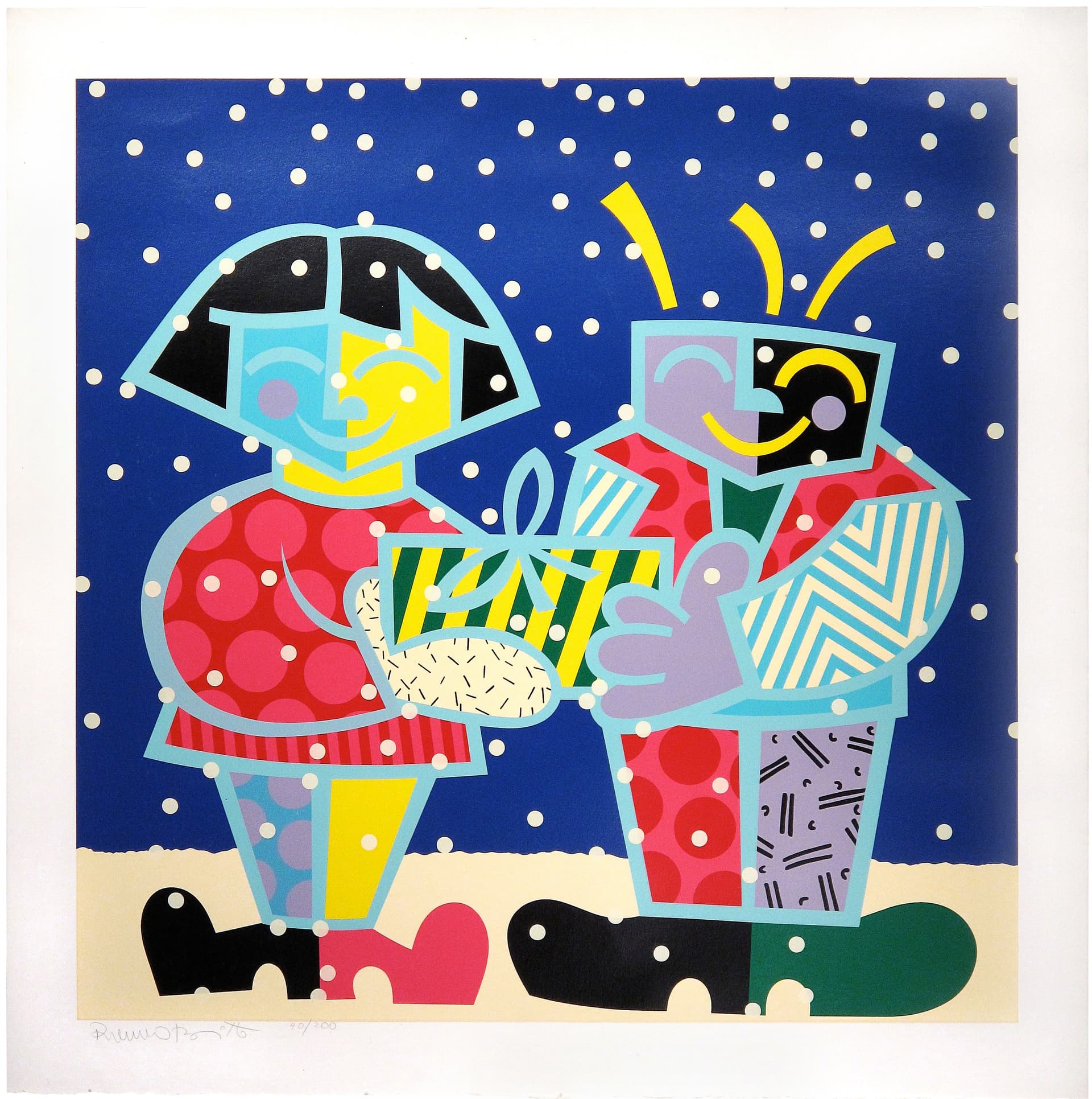 Best Buddies by Romero Britto