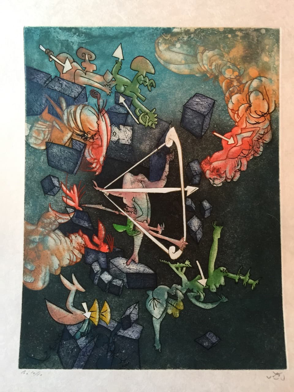 Hom'mere III - (L'Ergonaute) - Le pretendants by Roberto Matta