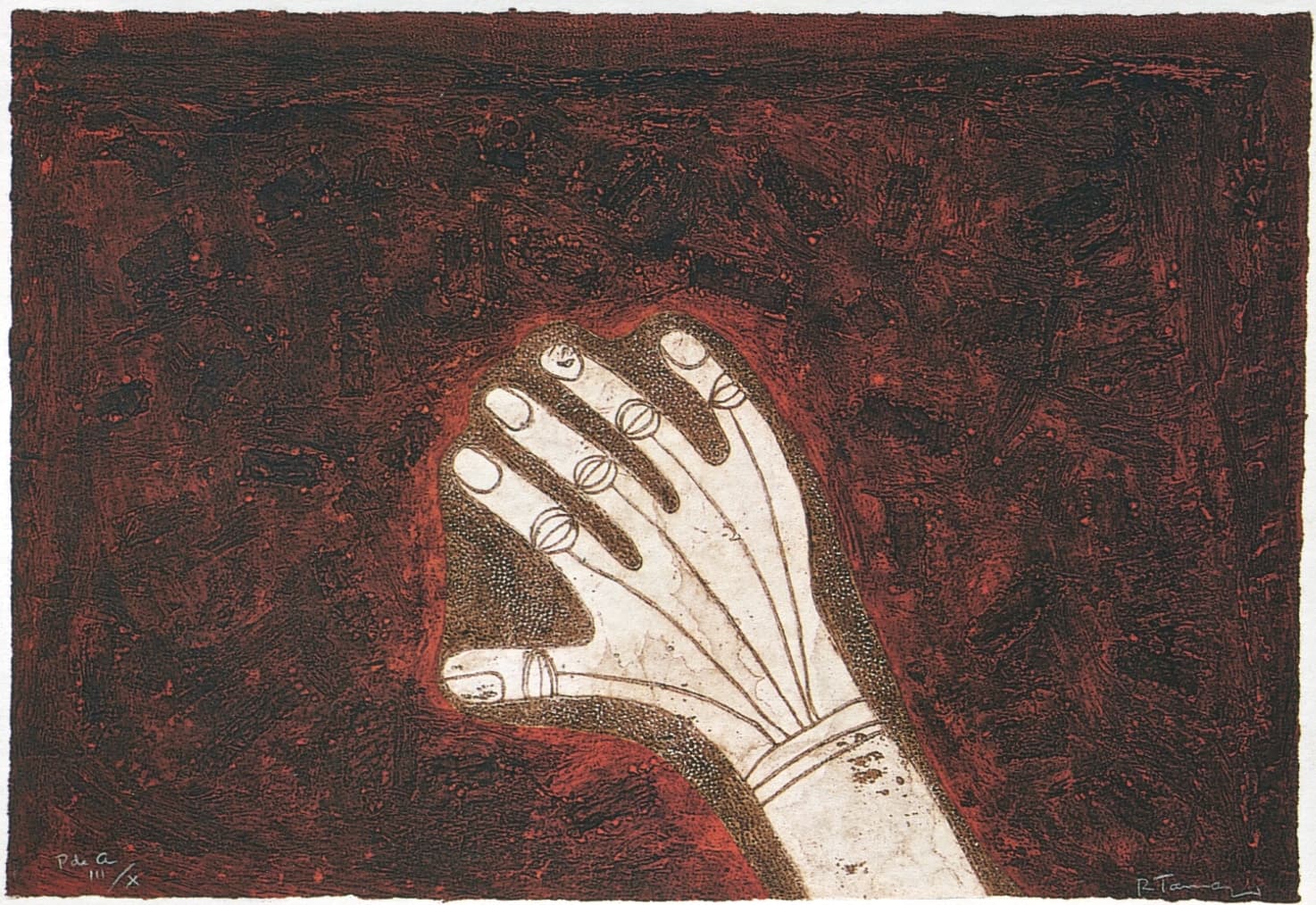 Mano blanco by Rufino Tamayo