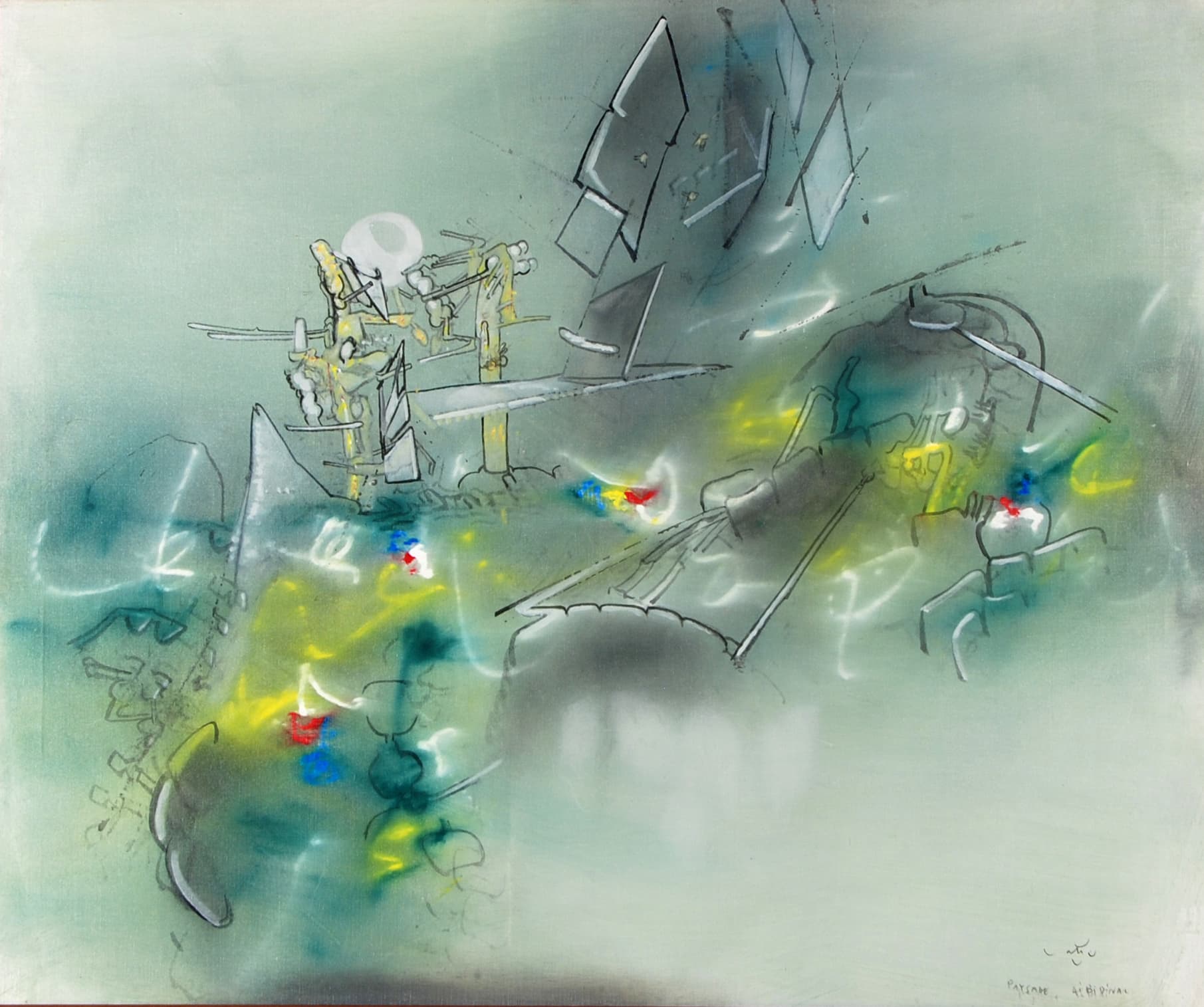 Paysage Libidinal by Roberto Matta