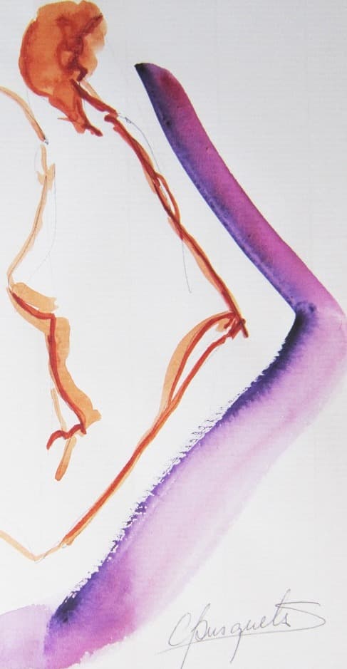 Serie Acuarelas 50 / Watercolour Series 50 by Carolina Busquets