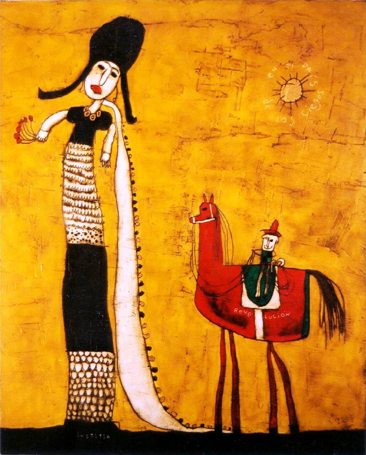 Justicia y Revolución by Daniel Romero, Painting