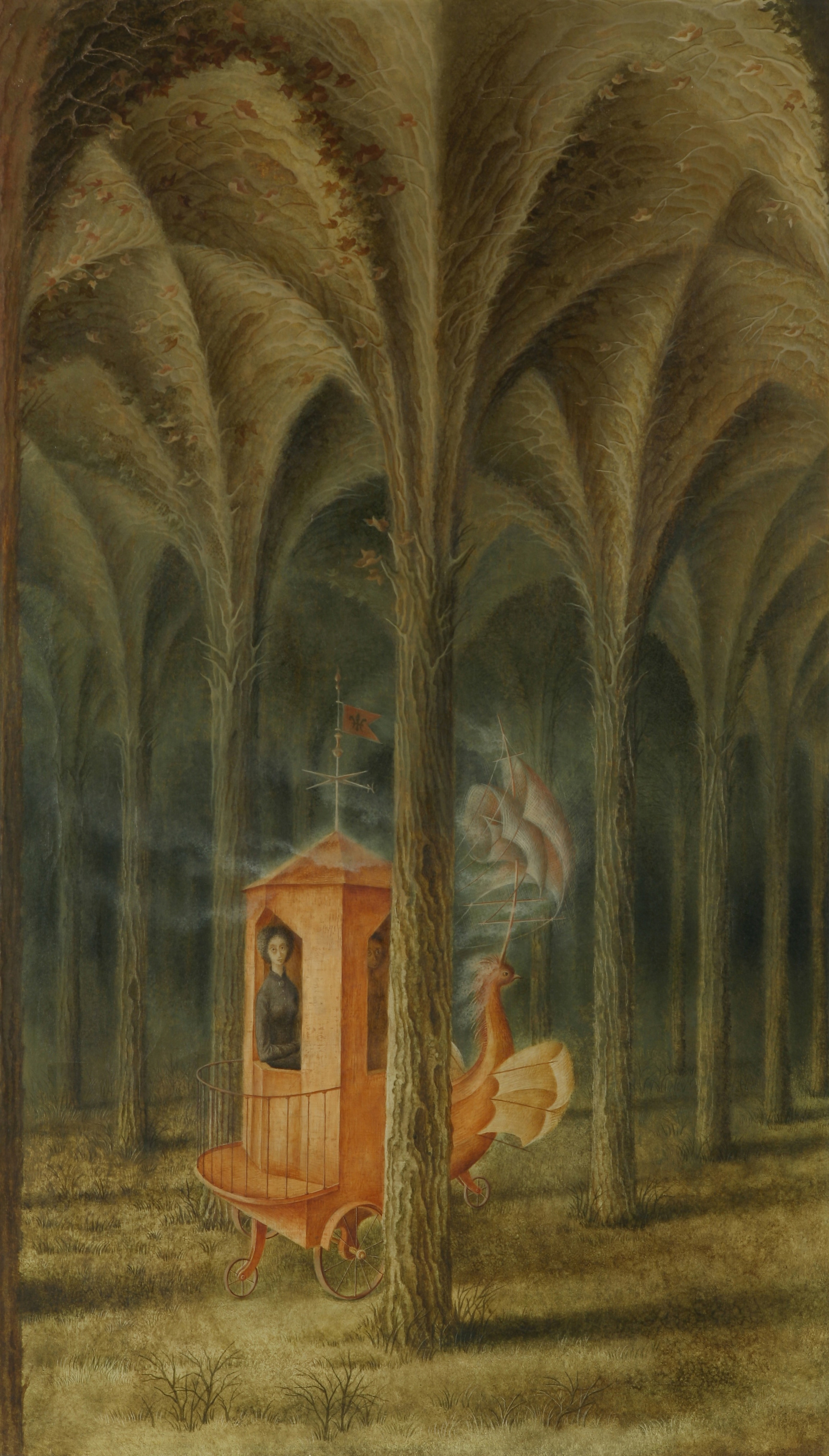 Catedral Vegetal by Remedios Varo, Painting