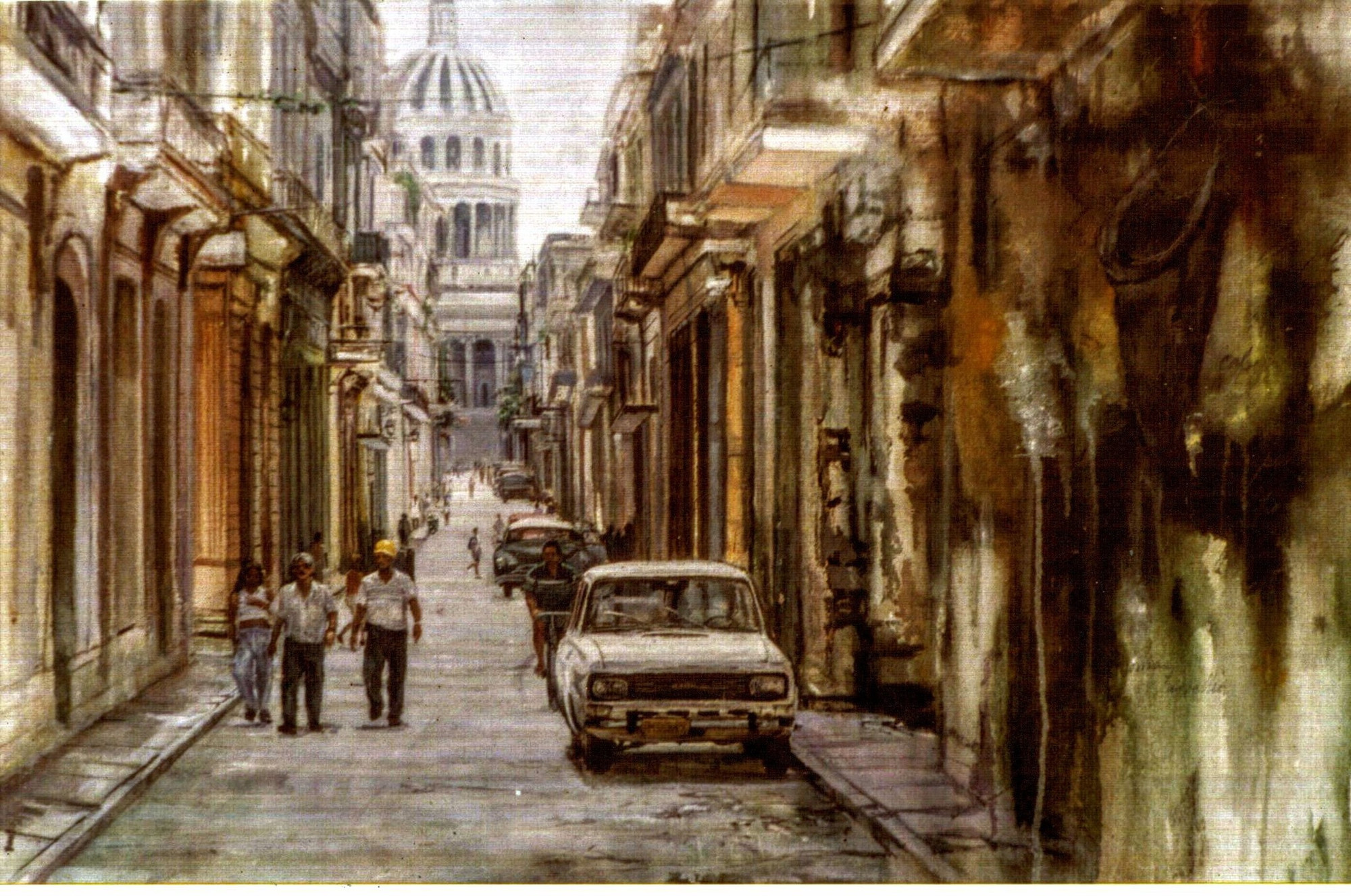 A Pesar De Todo Mi Habana by Pedro Hernández Torres, Painting