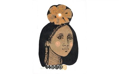 Cabeza by Gladys Afamado, Work on Paper