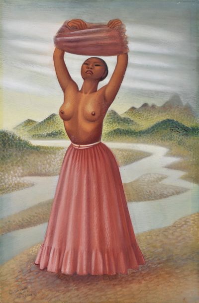 Woman in The Tehuantepec River