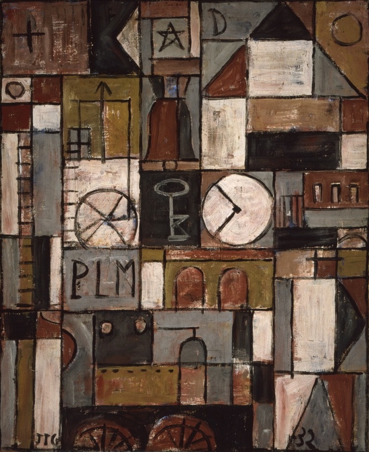 Constructivo Con Campana by Joaquín Torres García, Painting