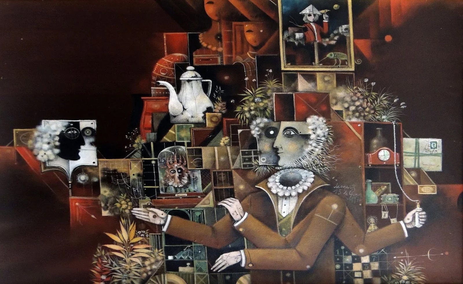 L'antiquari by Eduardo Alcoy Lazaro, Painting