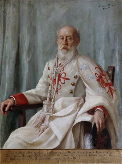 Retrato de Fernando Pérez del Pulgar Blake. IV Conde de las Infantas by José Alcázar Tejedor, Painting