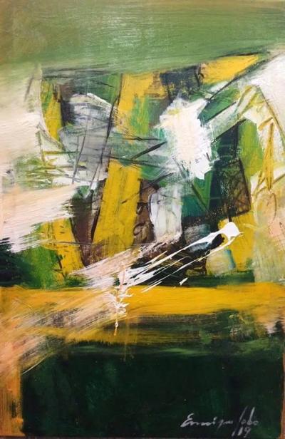 Paisaje by Enrique Lobo, Painting