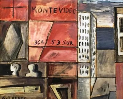 Montevideo by Augusto Torres, Painting