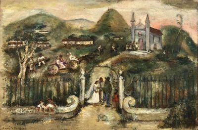 Casamento Na Roca by Anita Malfatti, Painting